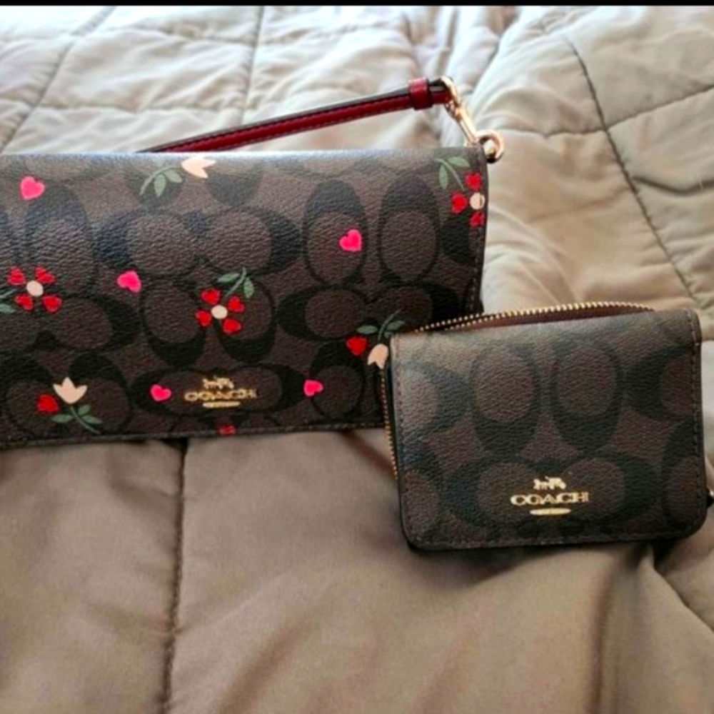 Coach crossbody bag n wallet